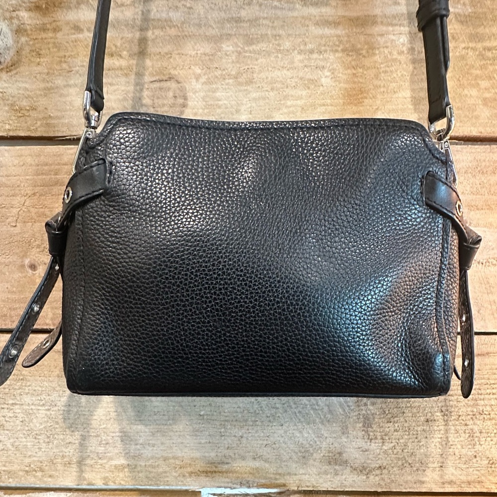 Michael Kors Pebbled Leather Crossbody Bag – Black – Adjustable Strap - Picture 13 of 14
